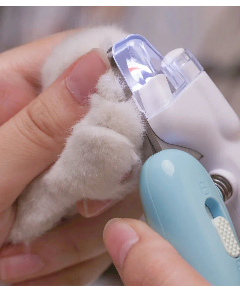 LED Electric Pet Nail Clipper with Light