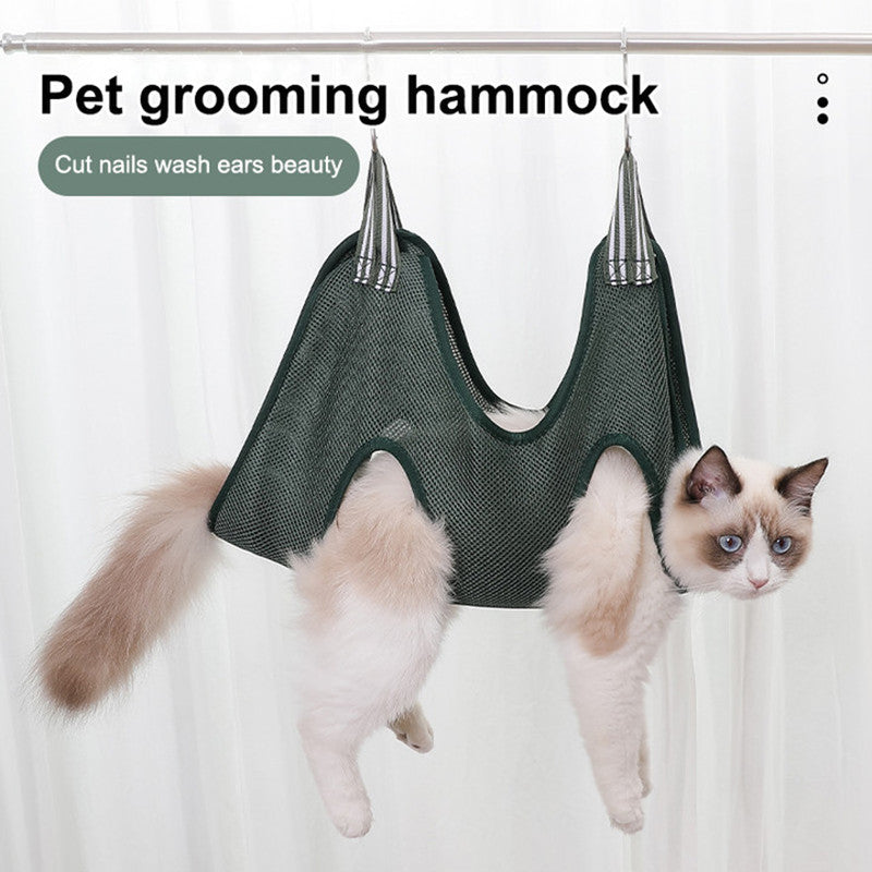Pet Sling Hammock Harness For Trimming