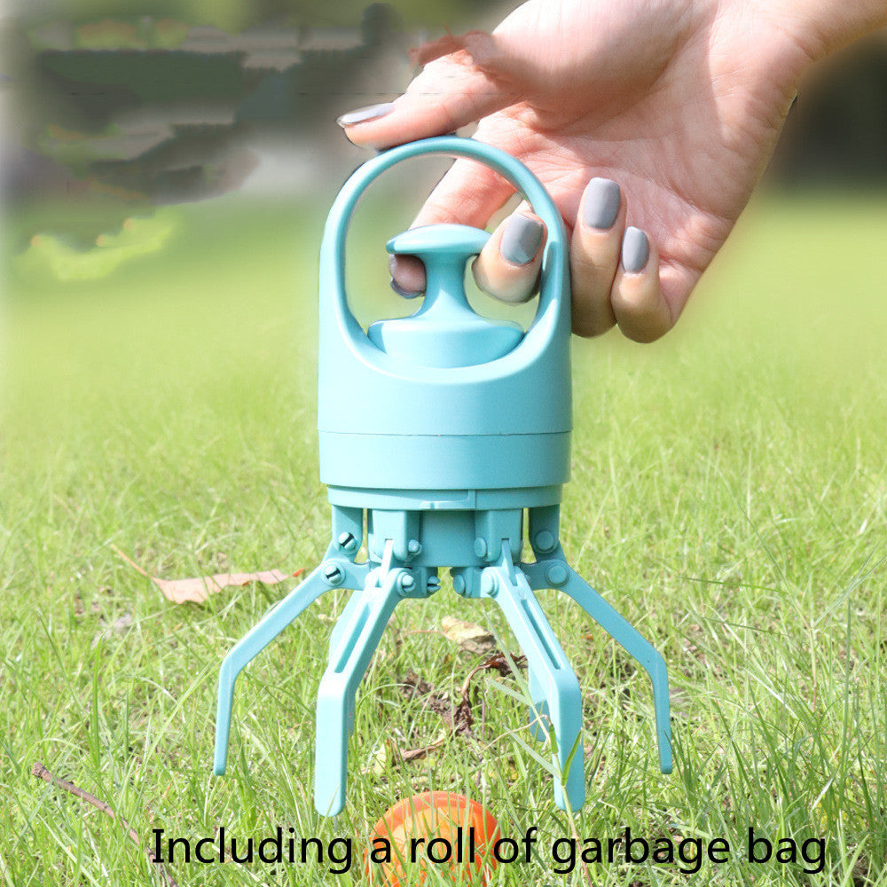 Portable Dog Poop Scooper With Built-in Dispenser