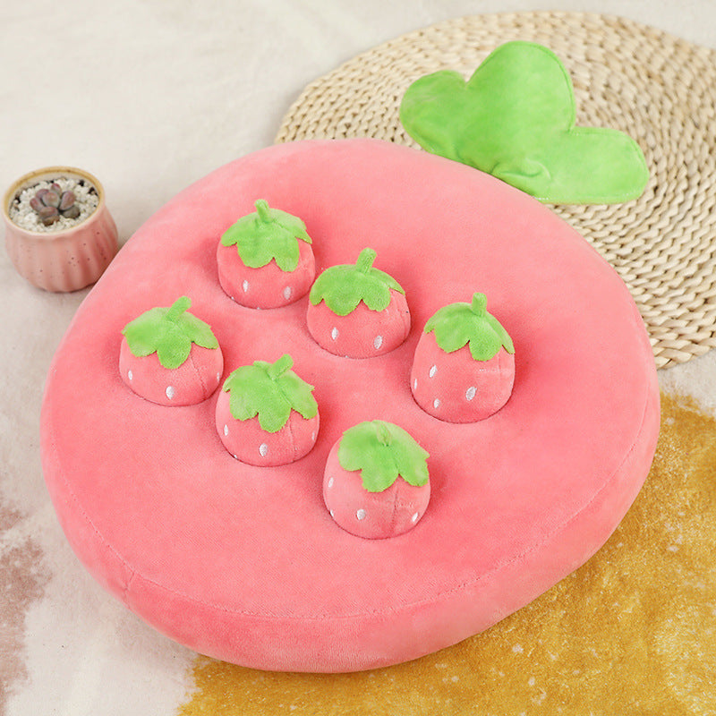 Interactive Carrot Pulling Plush Pet Toy