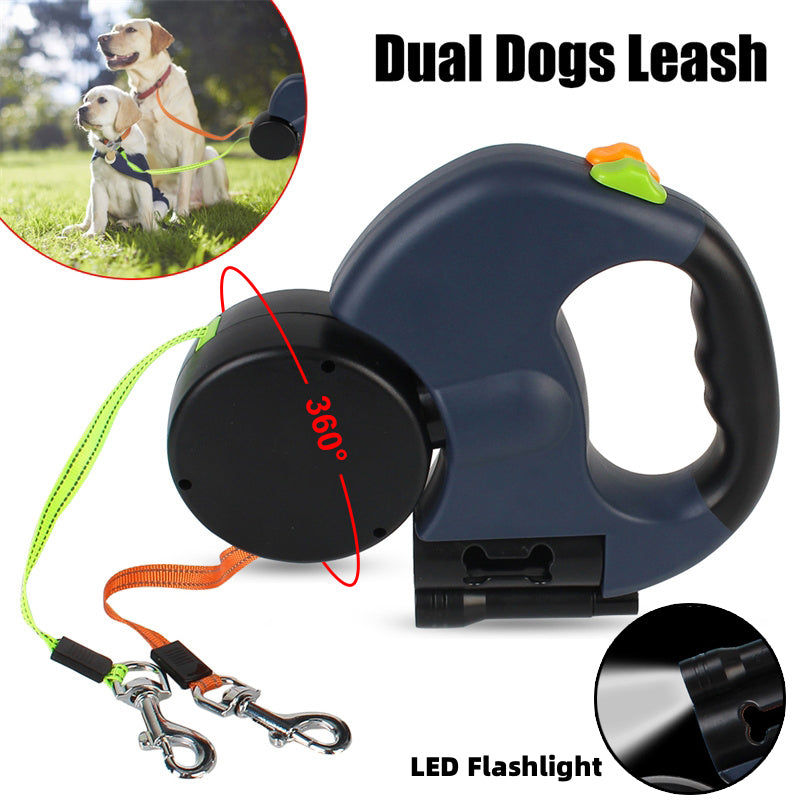 360 Swivel Retractable Reflective Dog Leash