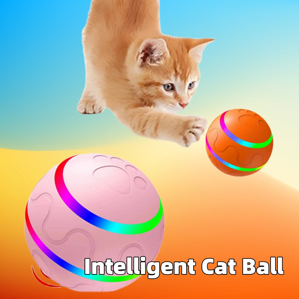 Intelligent Self Rotating Cat Wicked Ball Toy
